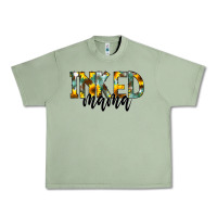 Oil Green Inked Mama Urban Heavy Tee - CowCowDesign