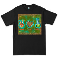 Black peace love lab tech Premium Tee - TumblerDesignByShophia