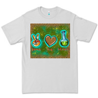 Dove Grey peace love lab tech Premium Tee - TumblerDesignByShophia