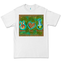 White peace love lab tech Premium Tee - TumblerDesignByShophia