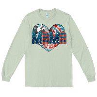 Matcha American Mama heart Long Sleeve Tee - FaDigitalArtStudio