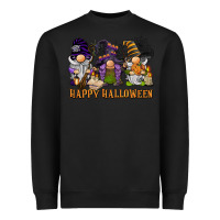 Black happy halloween  gnomies Heavyweight Sweatshirt - BarkalooDesign
