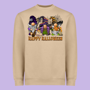 Happy Halloween  Gnomies Heavyweight Sweatshirt Designed By Barkaloodesign