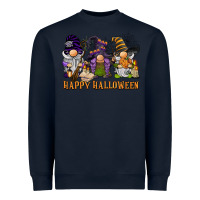 Navy happy halloween  gnomies Heavyweight Sweatshirt - BarkalooDesign
