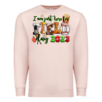 Pale Pink I am just here for field day 2023 Premium Sweatshirt - AdoDesignShop