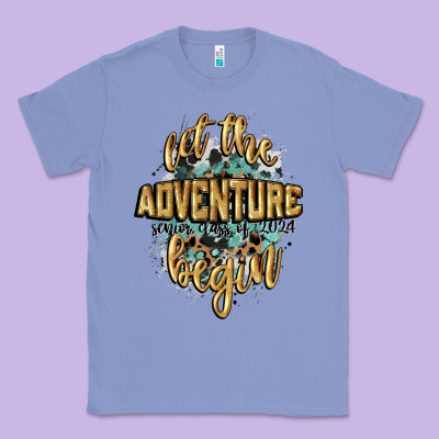 Let The Adventure Begin 2024 Classic Tee Designed By Cowgirlartshop