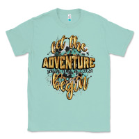 Seafoam let the adventure begin 2024 Classic Tee - CowGirlArtShop