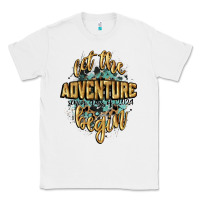 White let the adventure begin 2024 Classic Tee - CowGirlArtShop