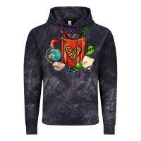 Cloud Black teacher crayons coffee mug Vintage Hoodie - FaDigitalArtStudio