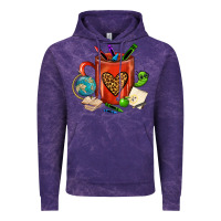 Cloud Purple teacher crayons coffee mug Vintage Hoodie - FaDigitalArtStudio