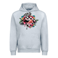 Heather Grey race lip Urban Hoodie - JahusDesignShop