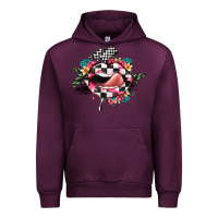 Mauve Wine race lip Urban Hoodie - JahusDesignShop
