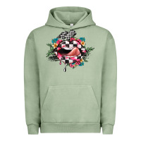Pigment Oil Green race lip Urban Hoodie - JahusDesignShop
