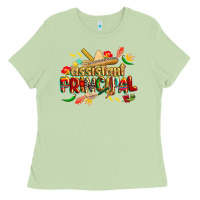 Matcha cinco de mayo assistant principal Ladies Tee - CowGirlArtShop