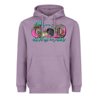 Lavender with god all things are possible race Heavyweight Hoodie - AdoDesignShop