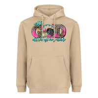 Mushroom with god all things are possible race Heavyweight Hoodie - AdoDesignShop