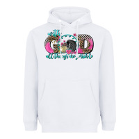 White with god all things are possible race Heavyweight Hoodie - AdoDesignShop