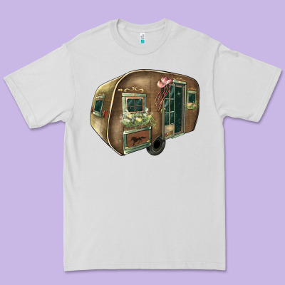 Caravan Premium Tee Designed By Howdyjamesfarm