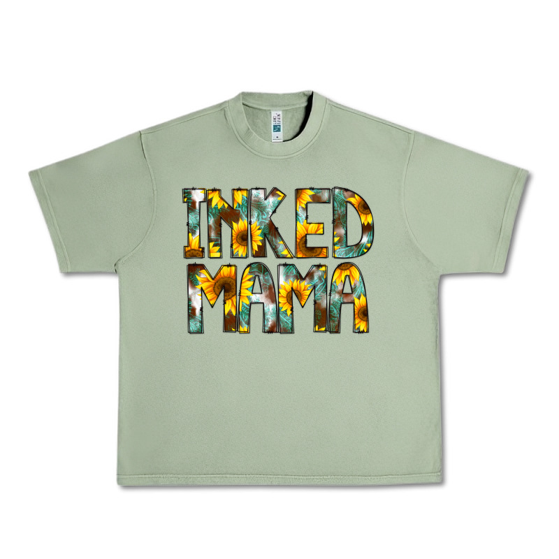 Inked Mama Flowers Urban Heavy Tee by CowCowDesign | Teevron