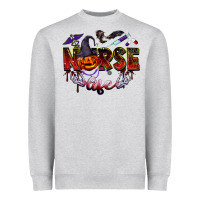 Heather Grey halloween nurse life Heavyweight Sweatshirt - BarkalooDesign
