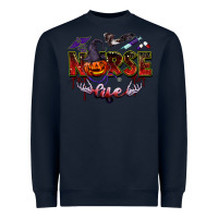 Navy halloween nurse life Heavyweight Sweatshirt - BarkalooDesign