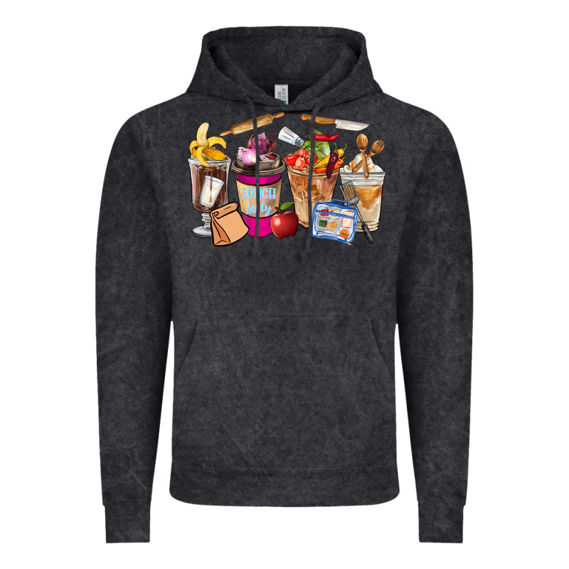Lunch Lady Coffee Cups Vintage Hoodie by FaDigitalArtStudio | Teevron