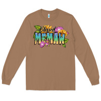Toasted Coconut Blessed memaw Mother's Day Long Sleeve Tee - FaDigitalArtStudio