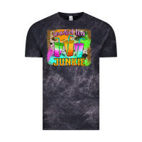 Cloud Black Loaded Tea Junkie Vintage Tee - Jasminsmagicworld