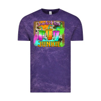 Cloud Purple Loaded Tea Junkie Vintage Tee - Jasminsmagicworld