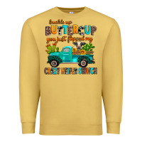 Antique Gold buckle up buttercup you just flipped my crazy heif Premium Sweatshirt - AdoDesignShop