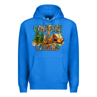 True Royal Campfire Legend Premium Hoodie - CowhideDigitalArt