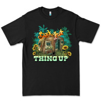 Black Back that thing up Premium Tee - HowdyJamesFarm