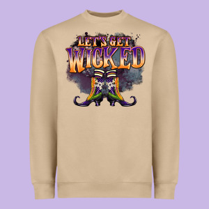 Lets Get Wıcked Heavyweight Sweatshirt Designed By Barkaloodesign