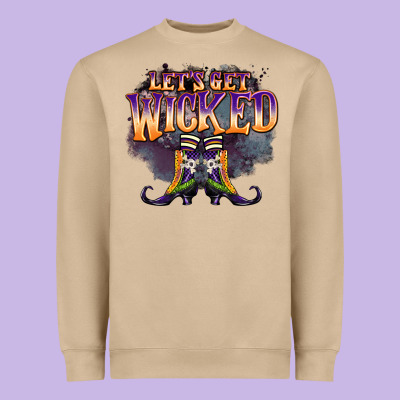 Lets Get Wıcked Heavyweight Sweatshirt Designed By Barkaloodesign