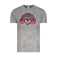 Cloud Rock valentine's day rainbow heart olivia Vintage Tee - OliviaCreatesArt