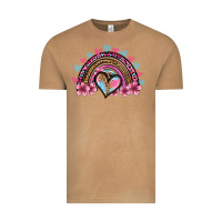 Vintage Camel valentine's day rainbow heart olivia Vintage Tee - OliviaCreatesArt