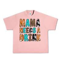 Salmon Mama Needs a Drink Urban Heavy Tee - CowCowDesign