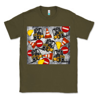 Army Green forklift tumbler Classic Tee - Artiststas