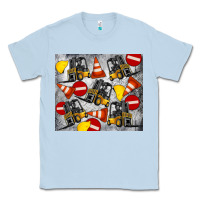 Dusty Blue forklift tumbler Classic Tee - Artiststas