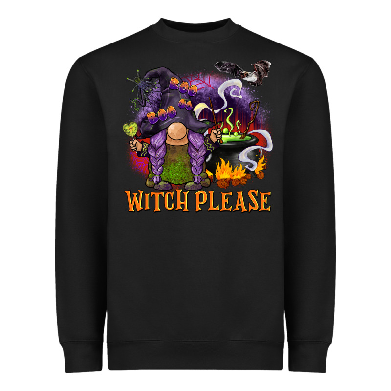 Witch Please Heavyweight Sweatshirt by BarkalooDesign | Teevron