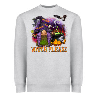 Heather Grey witch please Heavyweight Sweatshirt - BarkalooDesign