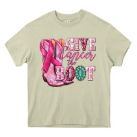 Mossy give cancer the boot Heavy Core Tee - NancyCooperArtShop