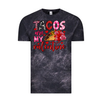 Cloud Black tacos are my valentine Vintage Tee - OliviaCreatesArt