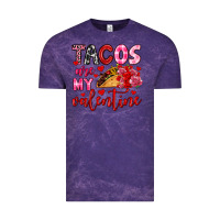 Cloud Purple tacos are my valentine Vintage Tee - OliviaCreatesArt