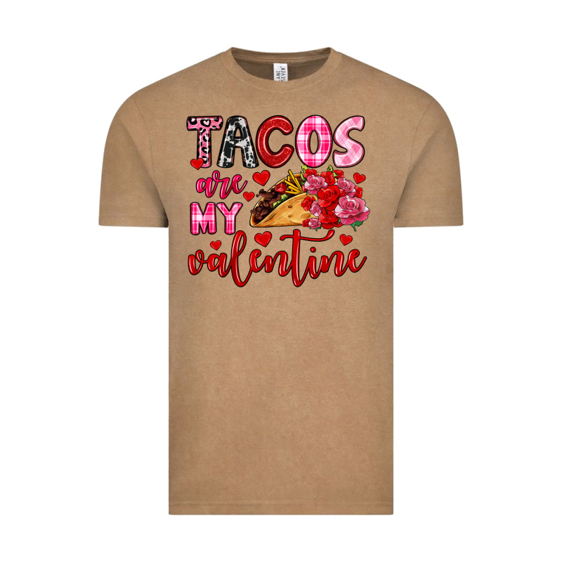Tacos Are My Valentine Vintage Tee by OliviaCreatesArt | Teevron