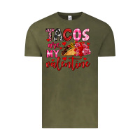 Vintage Olive tacos are my valentine Vintage Tee - OliviaCreatesArt