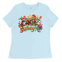 Baby Blue cinco de mayo caregiver Ladies Tee - CowGirlArtShop