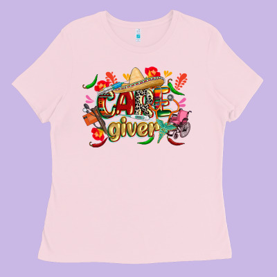 Cinco De Mayo Caregiver Ladies Tee Designed By Cowgirlartshop