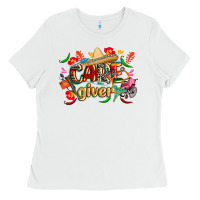 White cinco de mayo caregiver Ladies Tee - CowGirlArtShop