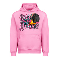 Fuchsia Pink dibs on the driver Urban Hoodie - JahusDesignShop